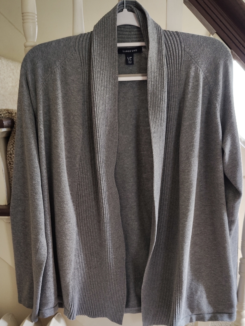 Lands' End cardigan, L/P.